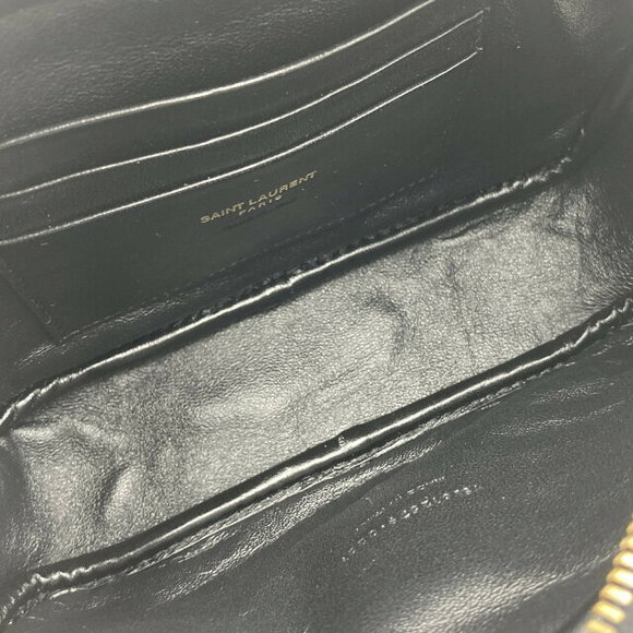 Saint Laurent Yves chain Shoulder Bag leather black - Picture 4 of 7